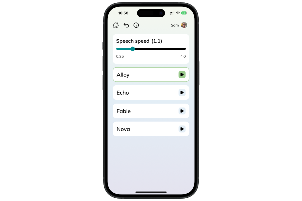 Voices Page